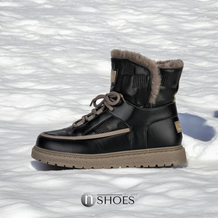 Women’s Black Winter UGG Boots ALLSY Lonza – Genuine Leather та Wool