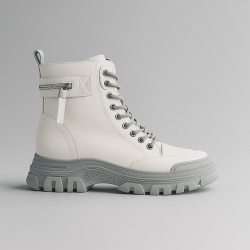 Women's light winter boots ALLSY Lonza 190587 190563 180798 01E-6203 koga 5689 made of genuine leather and flannel