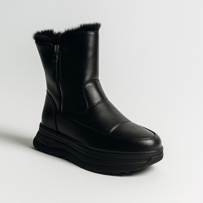Женские тёплые зимние ботинки ALLSY Lonza 191288 261856563 01e-zm6715 black 5691