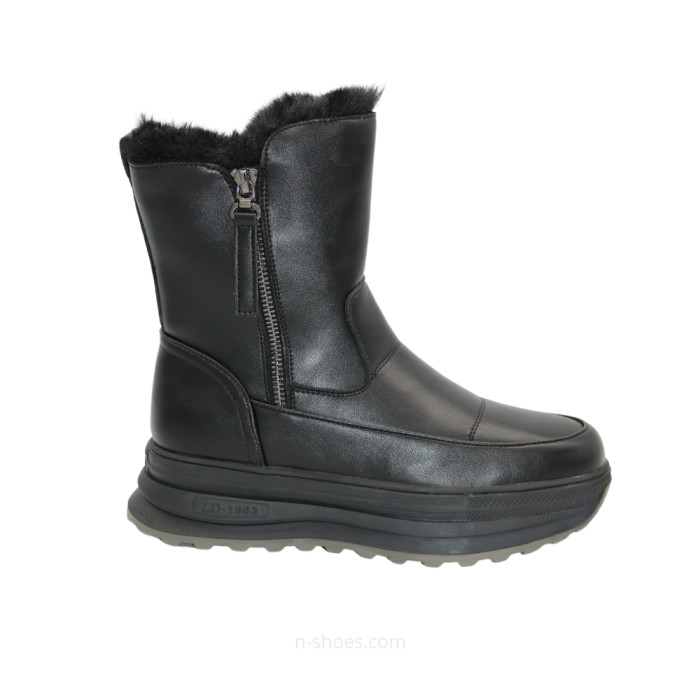 Женские тёплые зимние ботинки ALLSY Lonza 191288 261856563 01e-zm6715 black 5691