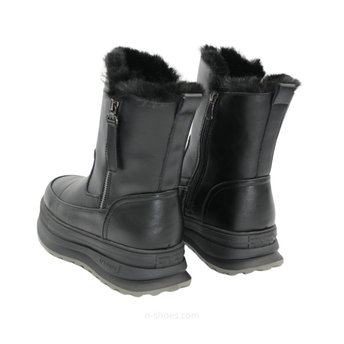 Женские тёплые зимние ботинки ALLSY Lonza 191288 261856563 01e-zm6715 black 5691