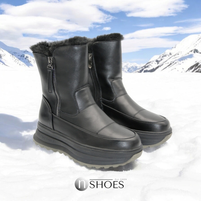 Женские тёплые зимние ботинки ALLSY Lonza 191288 261856563 01e-zm6715 black 5691