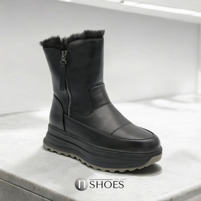 Женские тёплые зимние ботинки ALLSY Lonza 191288 261856563 01e-zm6715 black 5691