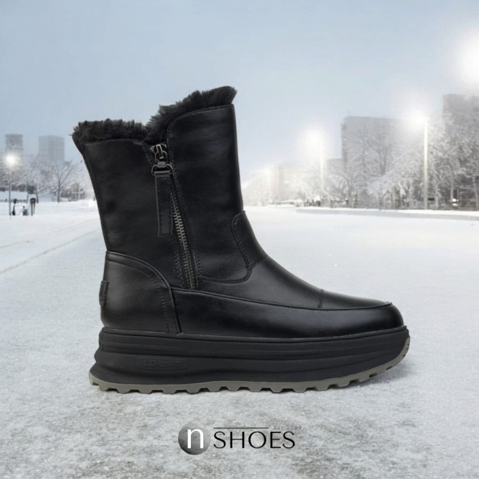 Женские тёплые зимние ботинки ALLSY Lonza 191288 261856563 01e-zm6715 black 5691