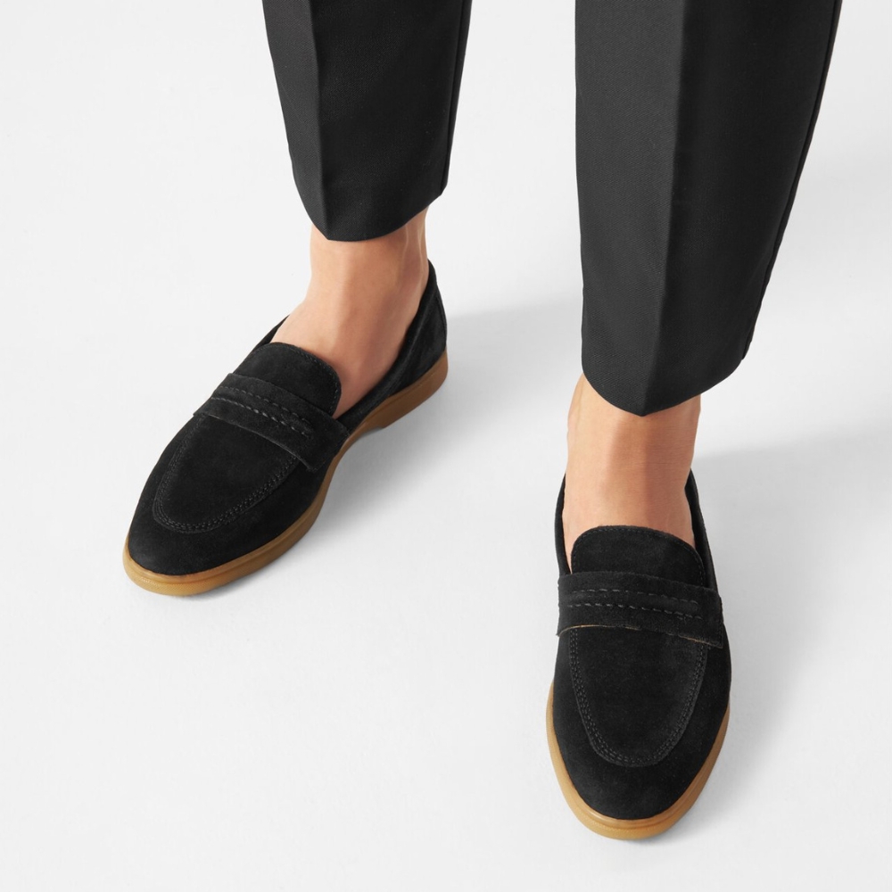 Женские лоферы замшевые Lasocki (Польша) модель 5703