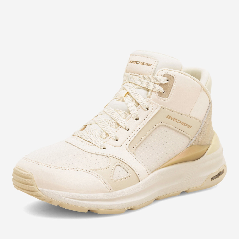 Жіночі бежеві шкіряні черевики Skechers (США) модель 5705