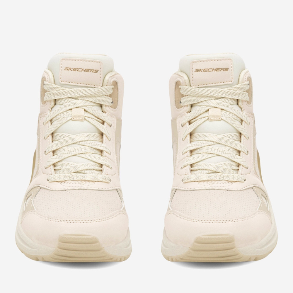 Жіночі бежеві шкіряні черевики Skechers (США) модель 5705