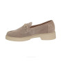 Жіночі бежеві замшеві лофери Fabiani Best But 1352 bez taupe welur 5708