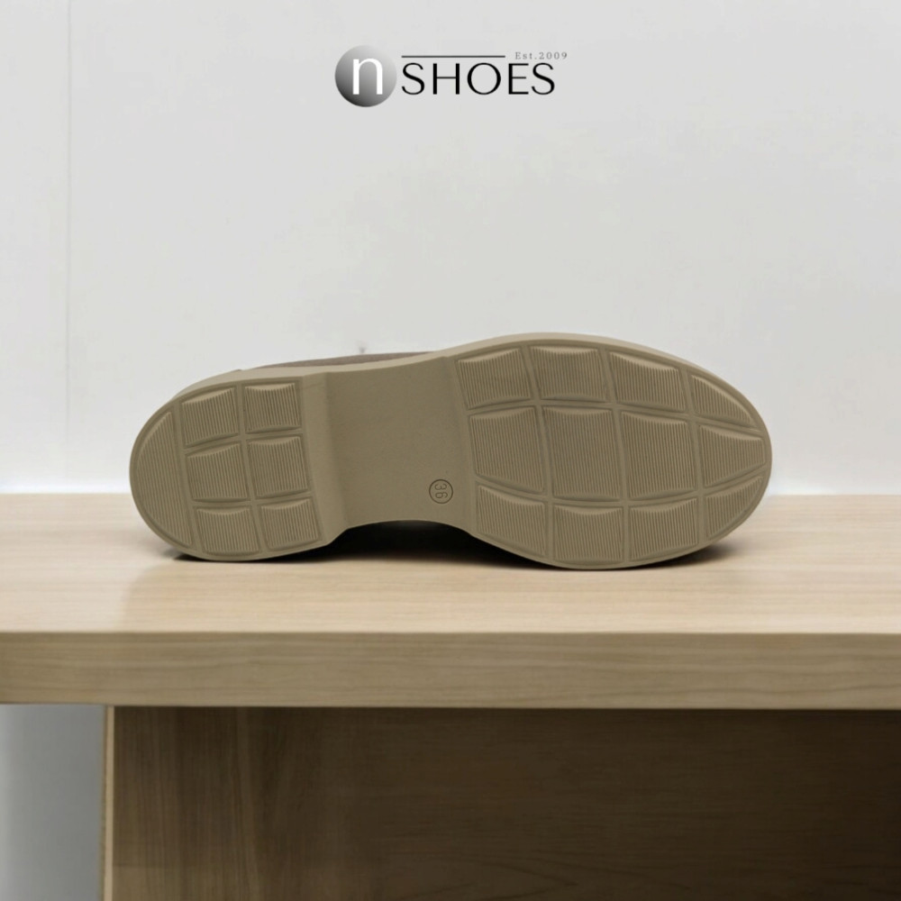 Жіночі бежеві замшеві лофери Fabiani Best But 1352 bez taupe welur 5708