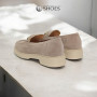 Жіночі бежеві замшеві лофери Fabiani Best But 1352 bez taupe welur 5708