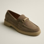 Жіночі бежеві замшеві лофери Fabiani Best But 1352 bez taupe welur 5708