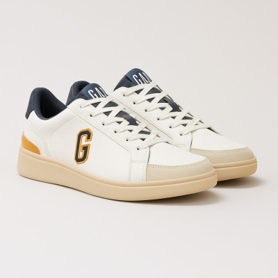 Женские модные белые кроссовки GAP Seattle Ii Bsc W GAB002F5SWWELBGP 5711 в стиле ретро от американского бренда