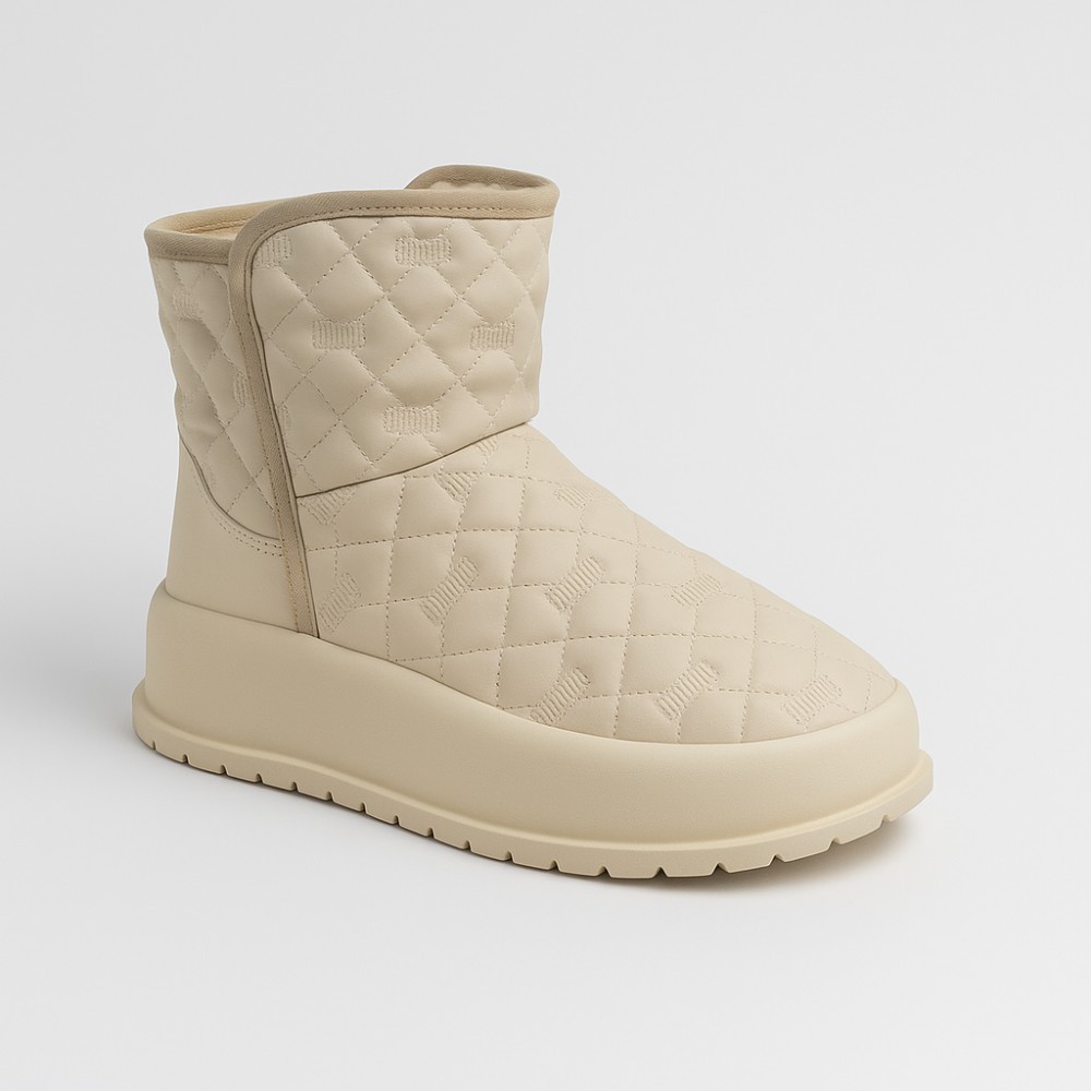 Женские кожаные зимние угги ALLSY Lonza 192166 189735 550-231118-22m Milk 5717