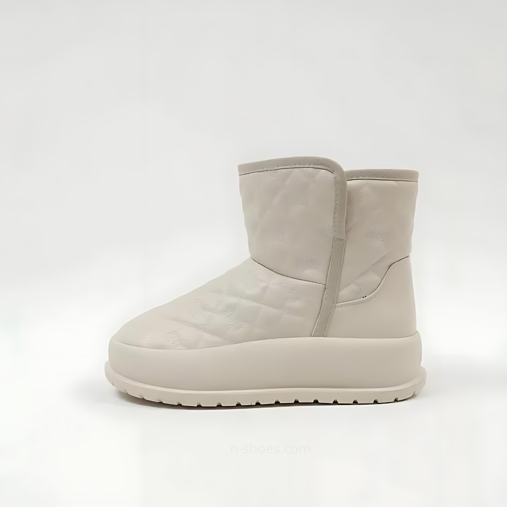 Женские кожаные зимние угги ALLSY Lonza 192166 189735 550-231118-22m Milk 5717