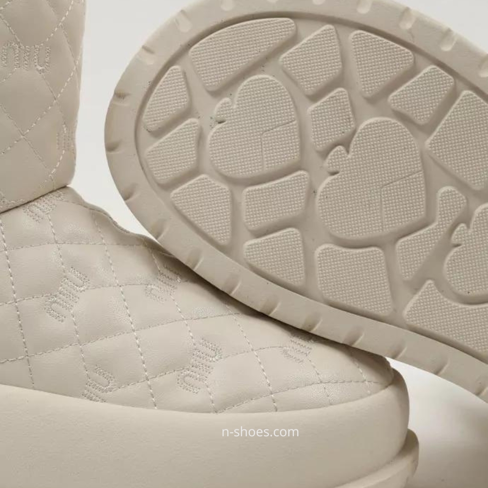 Женские кожаные зимние угги ALLSY Lonza 192166 189735 550-231118-22m Milk 5717