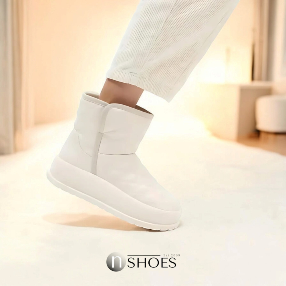 Женские кожаные зимние угги ALLSY Lonza 192166 189735 550-231118-22m Milk 5717