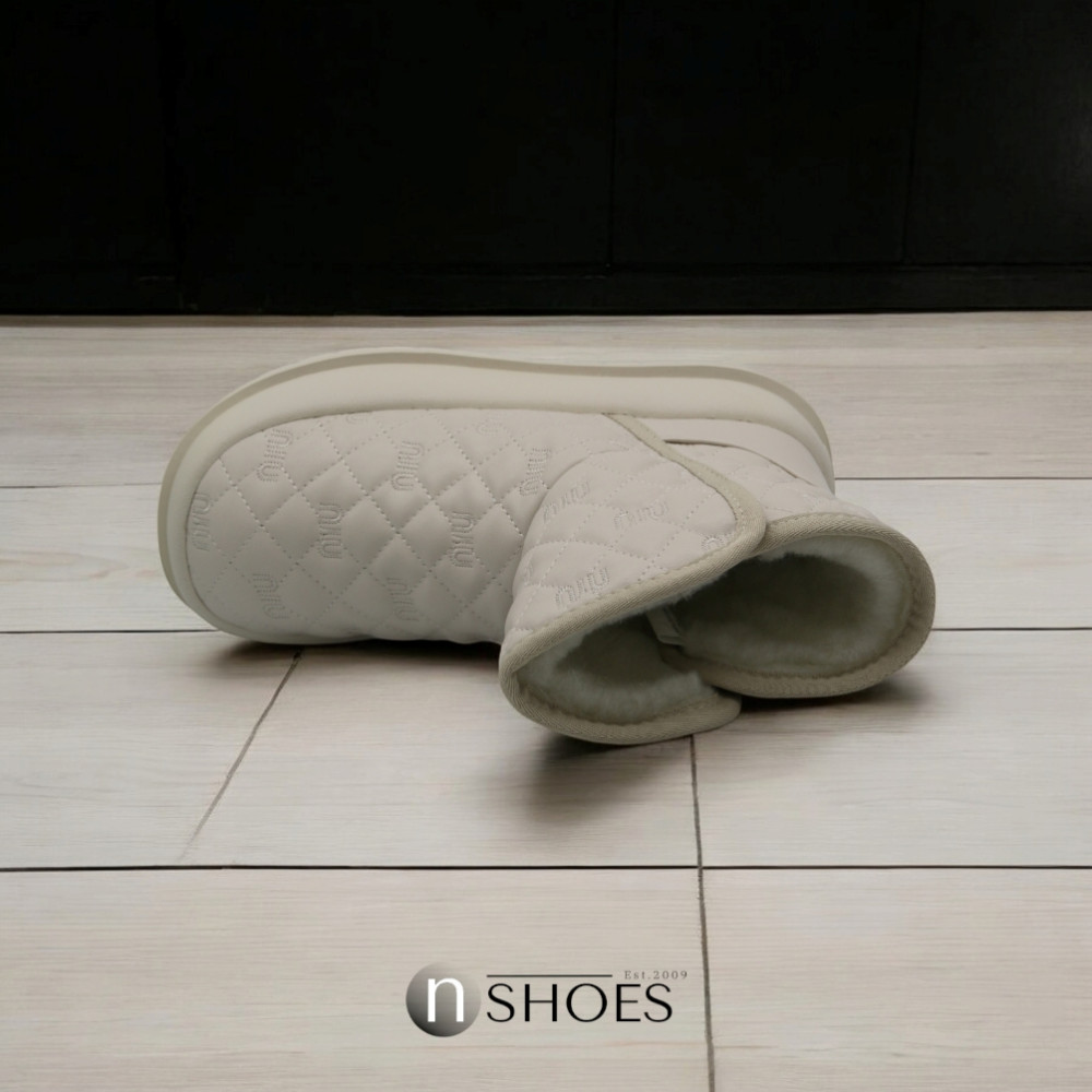 Женские кожаные зимние угги ALLSY Lonza 192166 189735 550-231118-22m Milk 5717