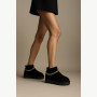 Women’s Black Winter Suede UGG-Style Boots ALLSY Lonza with Embroidery