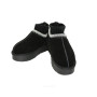 Women’s Black Winter Suede UGG-Style Boots ALLSY Lonza with Embroidery
