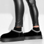 Women’s Black Winter Suede UGG-Style Boots ALLSY Lonza with Embroidery