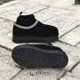 Women’s Black Winter Suede UGG-Style Boots ALLSY Lonza with Embroidery