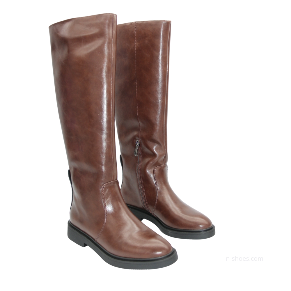 Women's leather demi-season boots BETSY (UK) model 5721