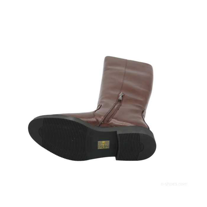 Women's leather demi-season boots BETSY (UK) model 5721