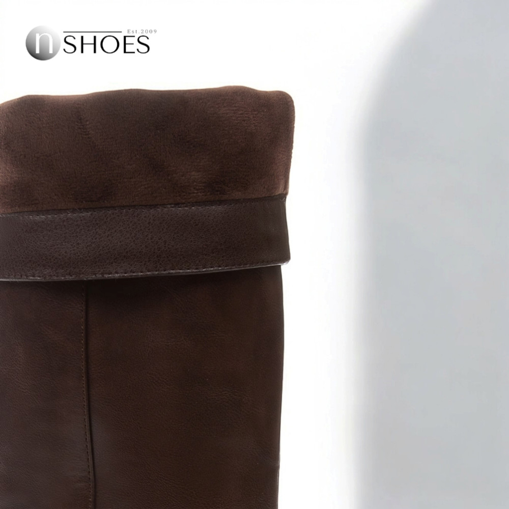 Women's leather demi-season boots BETSY (UK) model 5721