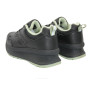 Women’s black leather mid-season sneakers GRUNBERG 148568-26-03E 5722 with fleece lining