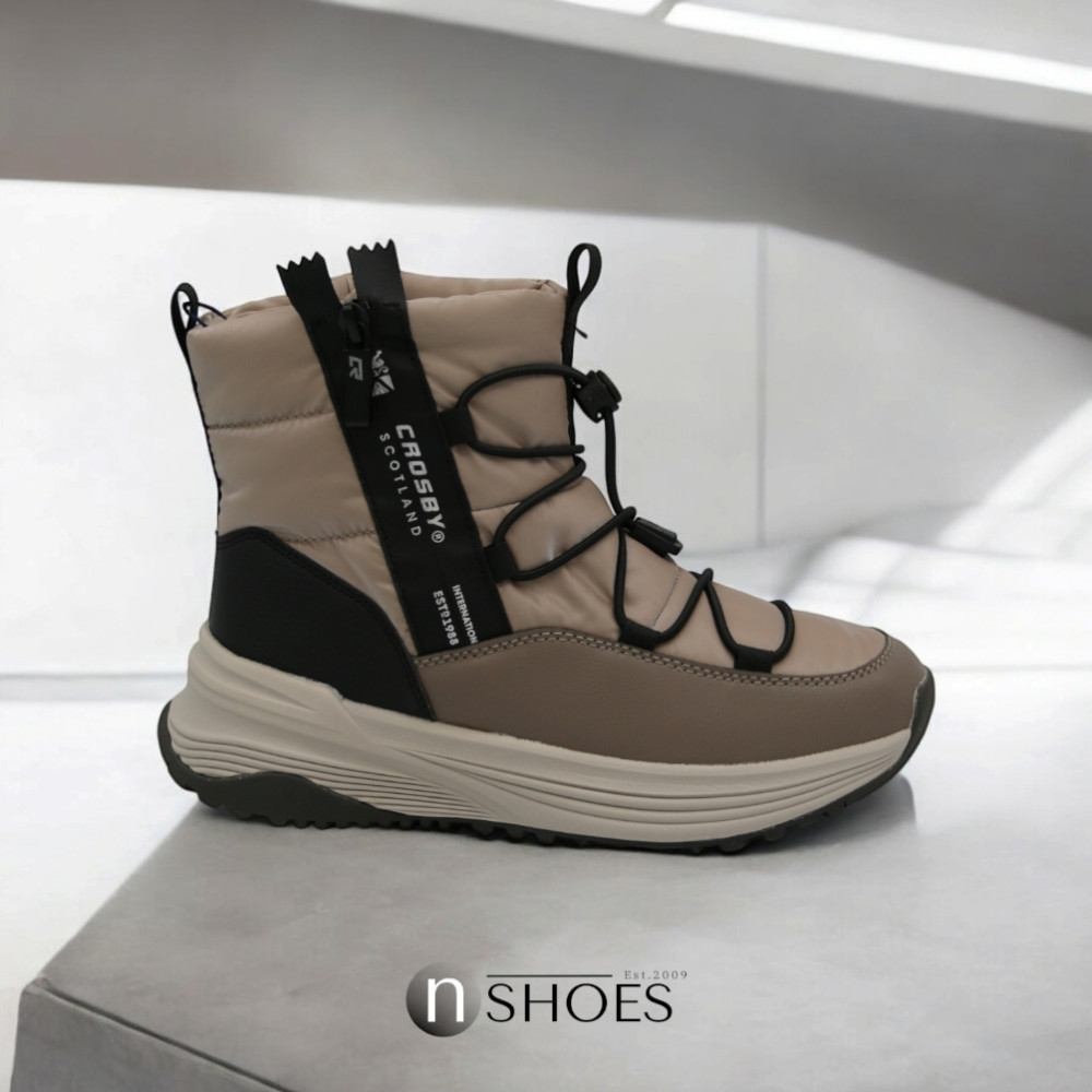 Women's beige dutik boots CROSBY (UK) model 5724