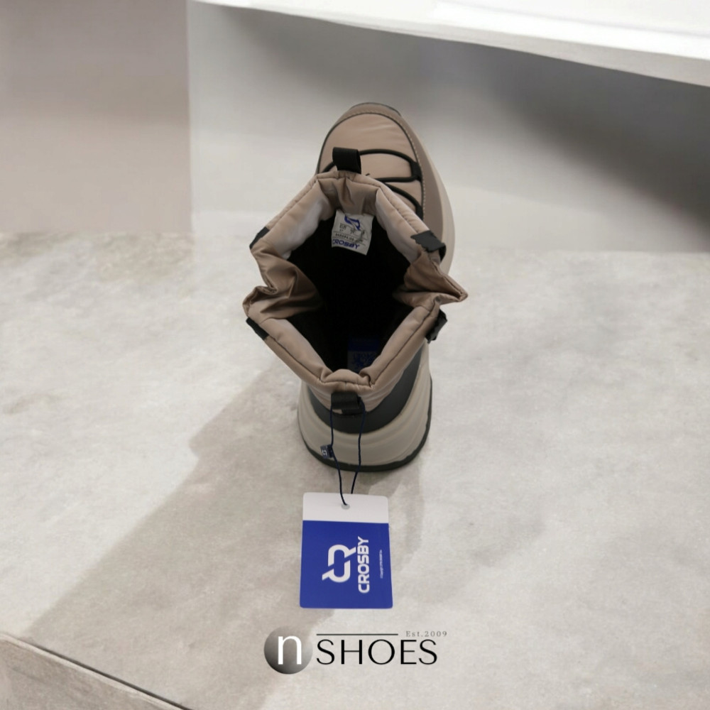 Women's beige dutik boots CROSBY (UK) model 5724