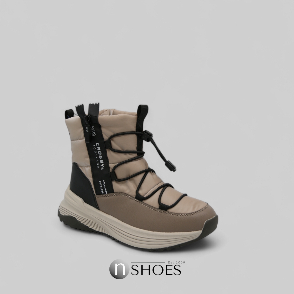 Women's beige dutik boots CROSBY (UK) model 5724