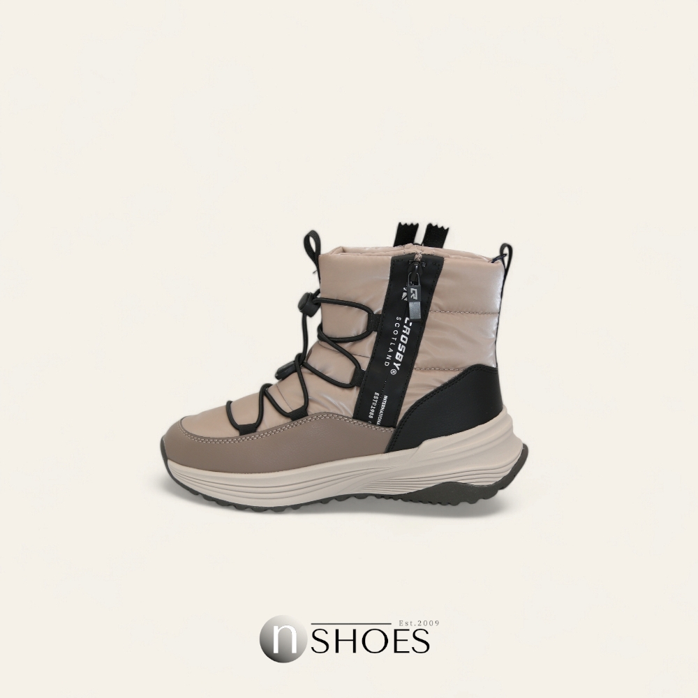 Women's beige dutik boots CROSBY (UK) model 5724