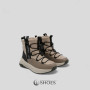 Women's beige dutik boots CROSBY (UK) model 5724