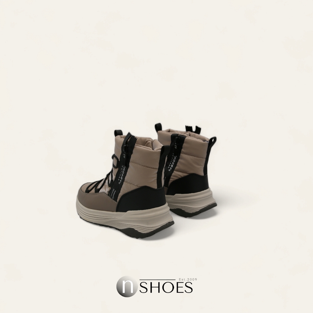 Women's beige dutik boots CROSBY (UK) model 5724