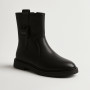 Black Mid-Season Leather Boots BETSY 948027 13-03W 5726 at N-SHOES