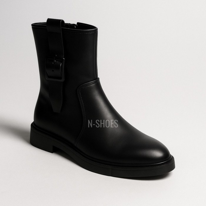Чорні демісезонні шкіряні черевики BETSY 948027 13-03W 5726