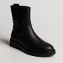 Black Mid-Season Leather Boots BETSY 948027 13-03W 5726 at N-SHOES