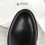 Black Mid-Season Leather Boots BETSY 948027 13-03W 5726 at N-SHOES