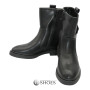 Black Mid-Season Leather Boots BETSY 948027 13-03W 5726 at N-SHOES