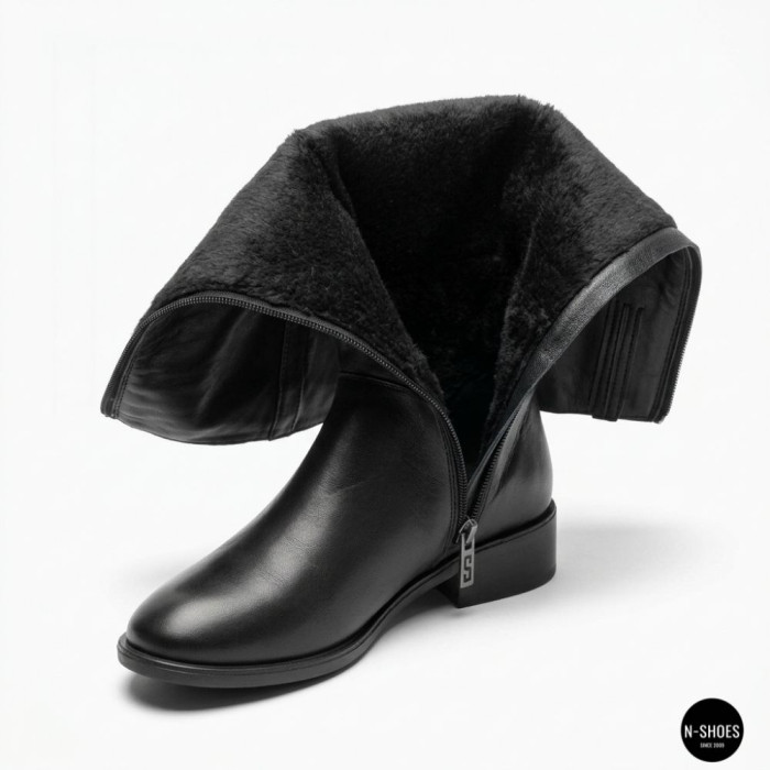 Simen 7166a Czarny 5727 Boots — Warmth and Style in Every Step