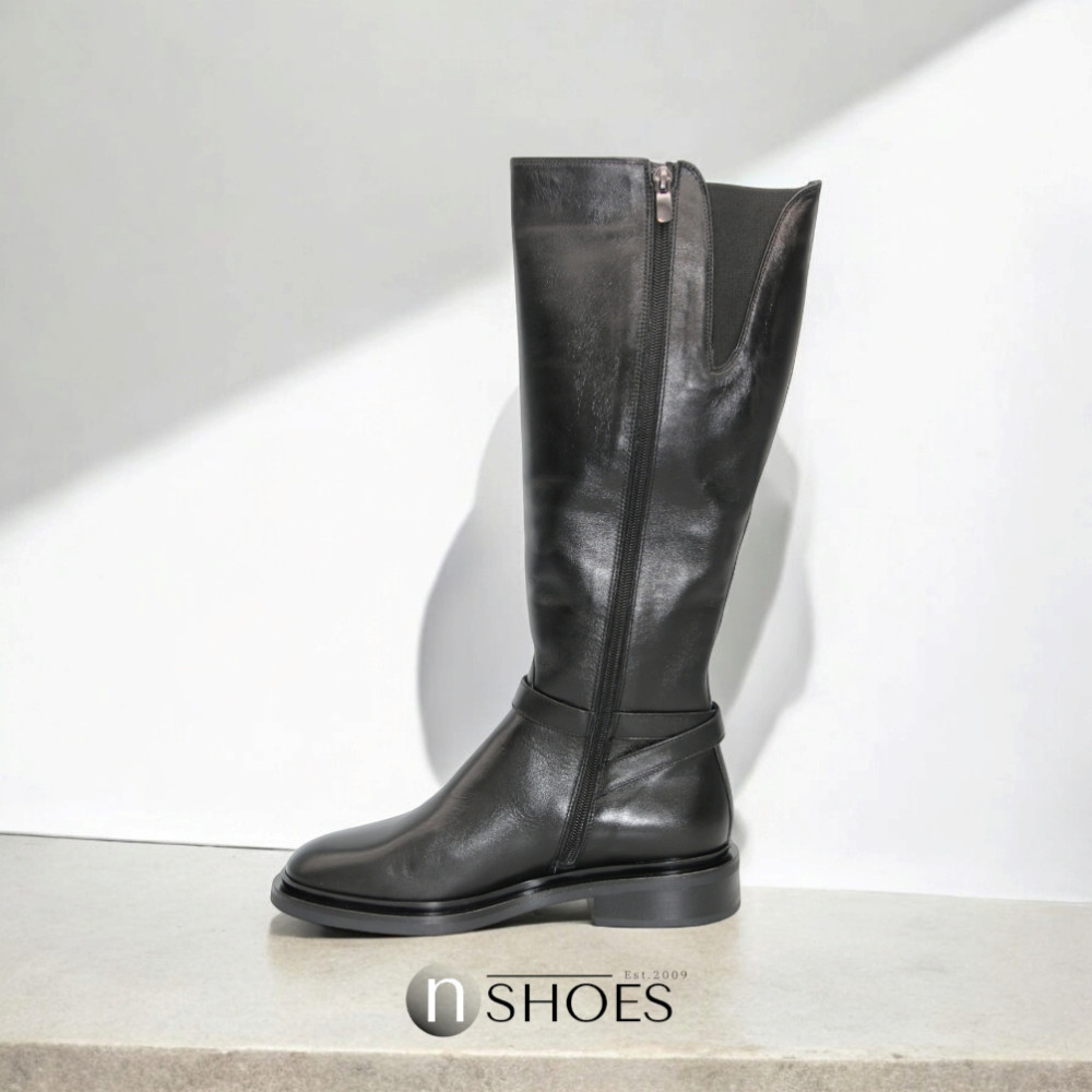 Women's leather boots with insulation Eurowinter Best But (Poland) model 5728