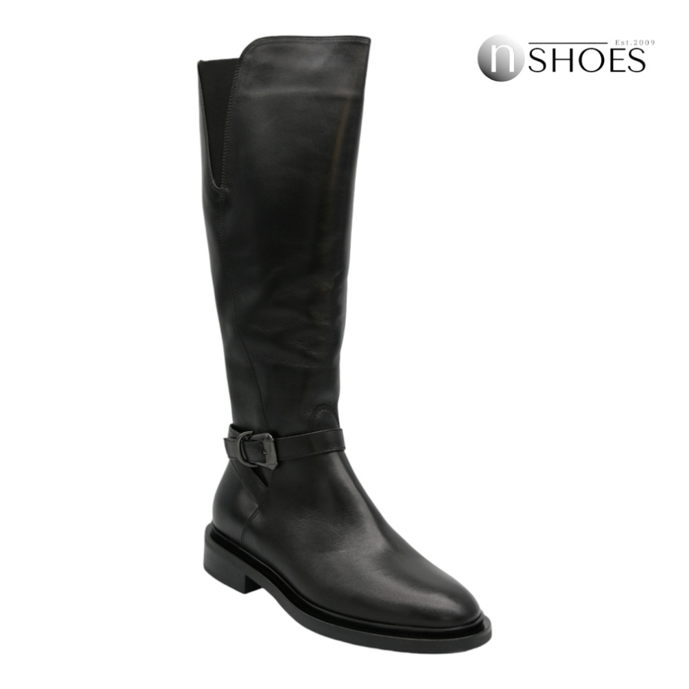 Women's leather boots with insulation Eurowinter Best But (Poland) model 5728