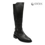 Women's leather boots with insulation Eurowinter Best But (Poland) model 5728