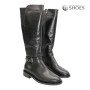 Women's leather boots with insulation Eurowinter Best But (Poland) model 5728