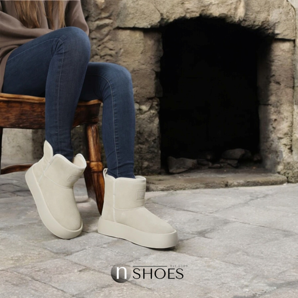 Light Beige Women’s Suede UGG Boots KEDDO 848524 02-07 5734