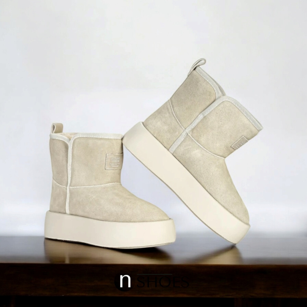 Light Beige Women’s Suede UGG Boots KEDDO 848524 02-07 5734