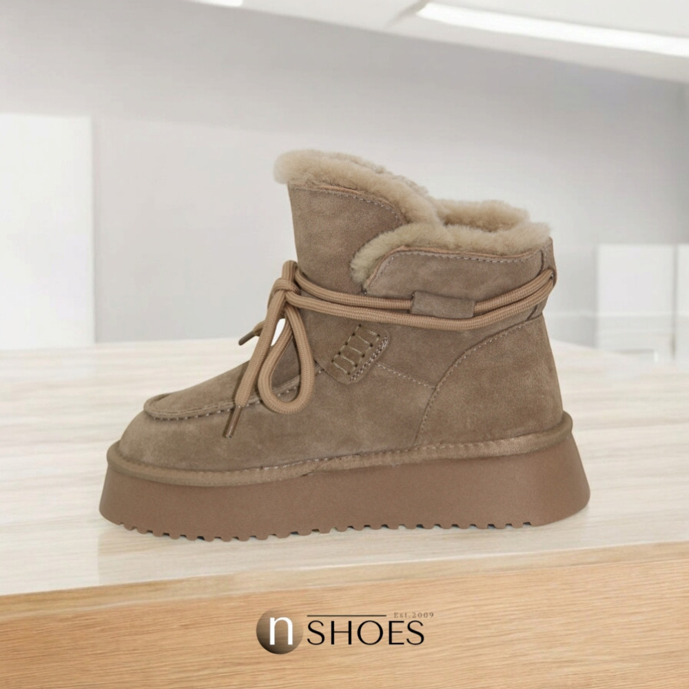 Замшеві жіночі зимові уггі ALLSY Lonza модель 5735