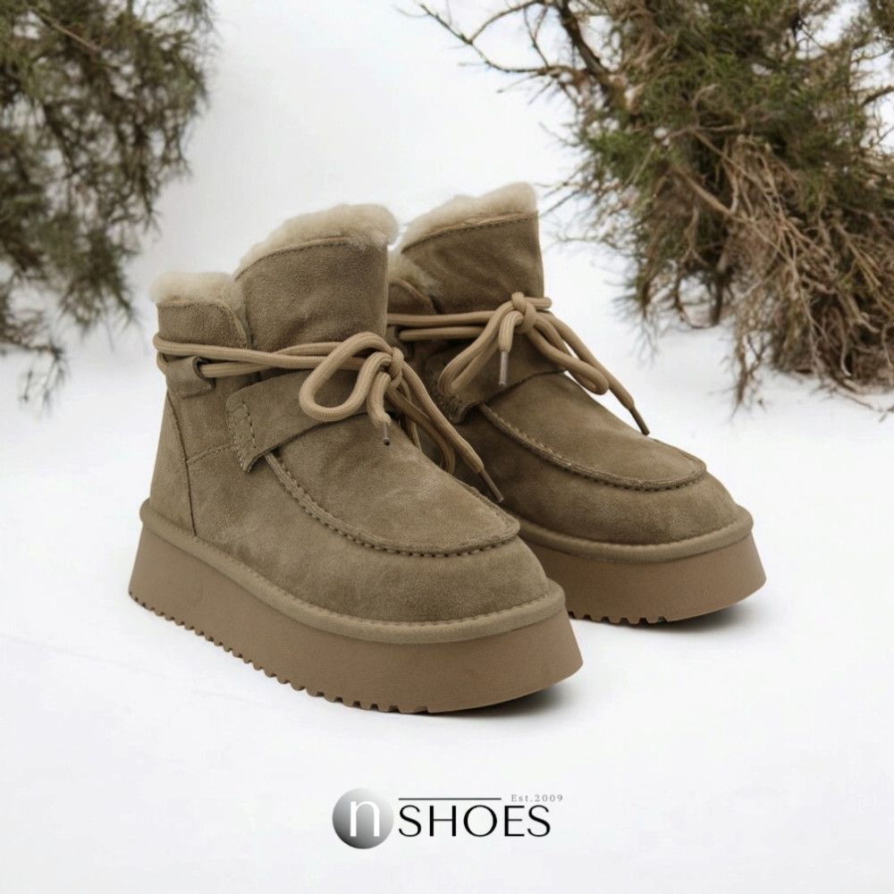 Замшеві жіночі зимові уггі ALLSY Lonza модель 5735