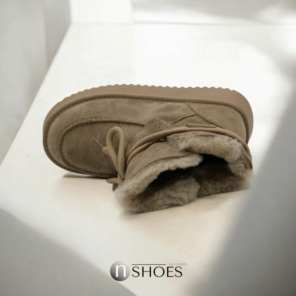 Замшеві жіночі зимові уггі ALLSY Lonza модель 5735